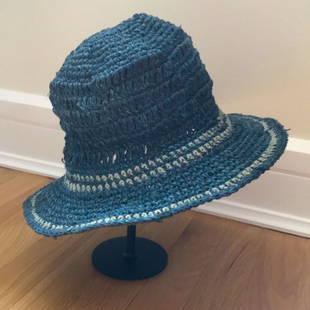 Sisal straw packable hat